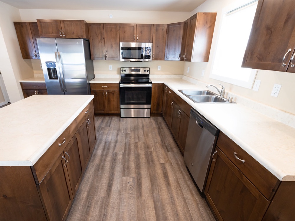 Open-concept kitchen remodel