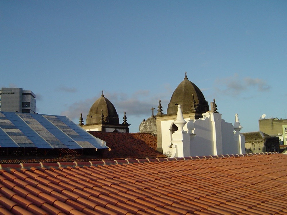 New roof installation